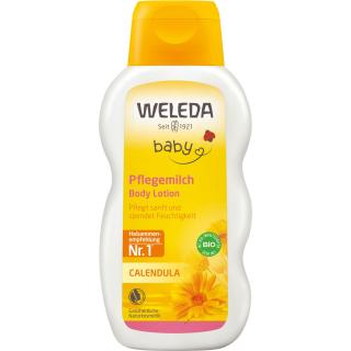 Calendula Pflegemilch, Weleda Baby 200 ml Flasche