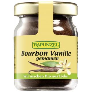 Bourbon Vanillepulver , 15 gr Glas Rapunzel