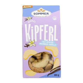 Dinkel  Kipferl mit  echter Bourbon-Vanille, Sommer