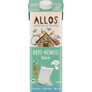 Reis-Kokos Drink naturell, 1 l, Allos