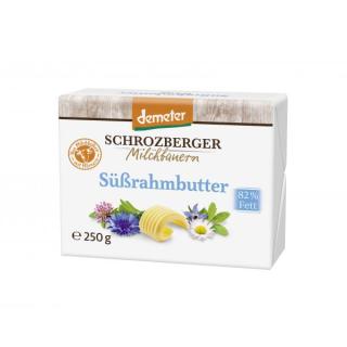 Butter Süßrahmbutter, Schrozberg 250 gr Stück