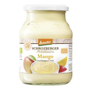 Joghurt Mango, 500 gr Glas, Schrozberg
