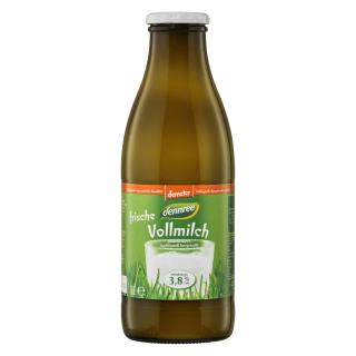 Vollmilch 3,8 % demeter, nicht homogenisiert