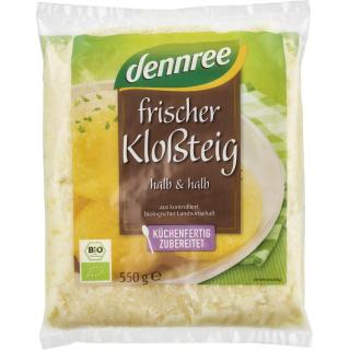 Frischer Kloßteig, aus gegarten Kartoffel, dennree