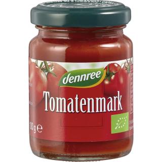 Tomatenmark, dennree 100 g Glas