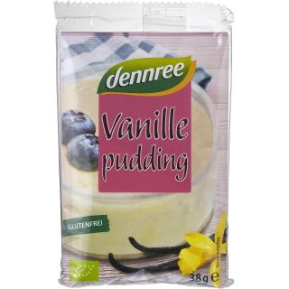 Vanille Pudding Pulver 3 x 38 gr, dennree
