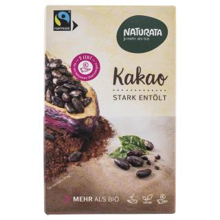 Kakaopulver, stark entölt, Naturata