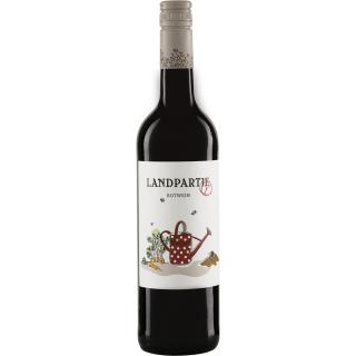 Landparty rot, 0,75 l Flasche