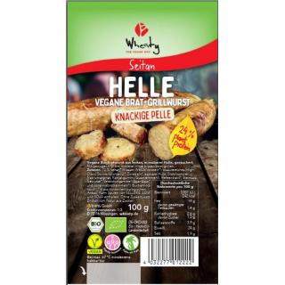 Helle Bratwust von Wheaty, 100 g Packung