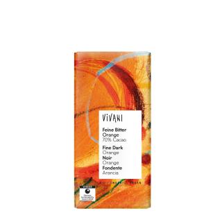 Feine Bitter Orange Schokolade, 70 % Kakao