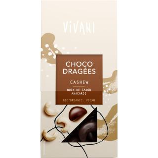 Choco Dragées Cashew Vivani, 75 g