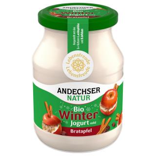 Joghurt Bratapfel, Andechser 500 gr Glas