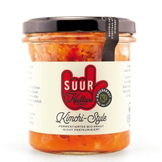 Fermentiertes Gemüse, Kimchi-Style, vegan