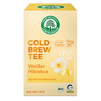 Cold Brew weißer Hibiskus, 20 Beutel