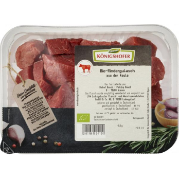 Rindergulasch, ca. 400 g