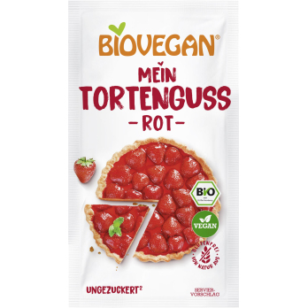 Tortenguss rot, 2x 7 g Biovegan Käthes Bio