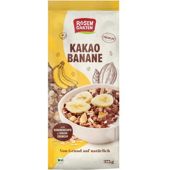 Kakao Banane Müsli, 375 g Rosengarten