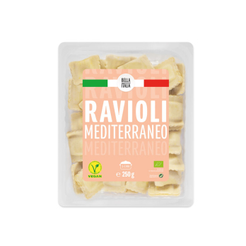 Ravioli Mediterraneo Tofu, vegan, 250 g
