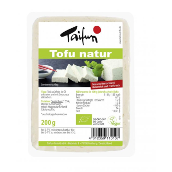 Tofu Natur, 200 g, von Taifun
