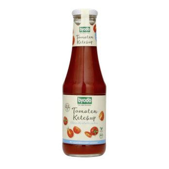 Tomaten-Ketchup, ohne Kristallzucker, byodo 500 ml
