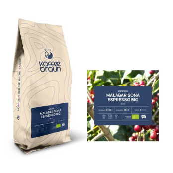 Espresso Malabar Sona Bio Bohne