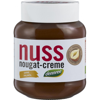 Nuss Nougat Creme, 400 g Glas, 13 % Haselnussanteil