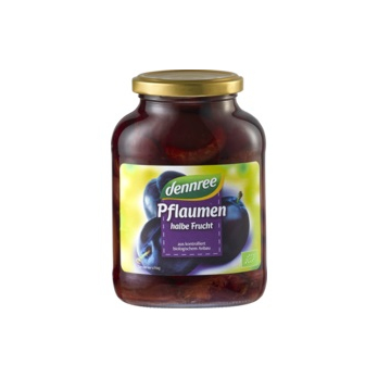 Pflaumen, halbe Frucht , 540 gr Glas (305gr)