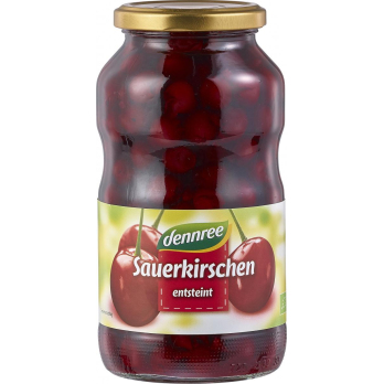 Sauerkirschen, entsteint, 700 gr Glas