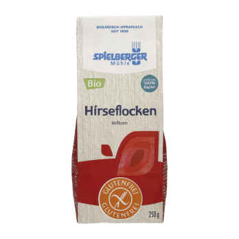Hirseflocken -glutenfrei-, 250 g Packung, Spielberger