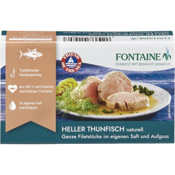 Thunfisch naturell, hell, Fontaine