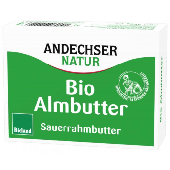 Butter Almbutter (Sauerrahm), Andechser