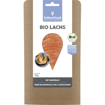 Lachs geräuchert, followfish 75 g