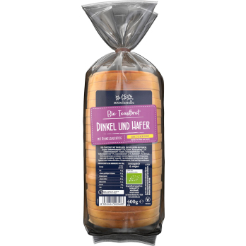 Toastbrot Dinkel & Hafer, 400 g