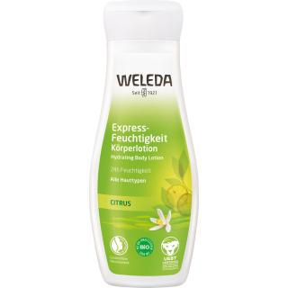 Citrus Express-Feuchtigkeit Körperlotion, Weleda 200 ml Flasche