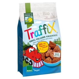 TraffiX Dinkel-Vollkorn Kakaokekse, 125 Packung