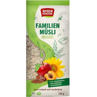 Familien-Müsli ungesüßt, Rosengarten, 750 g