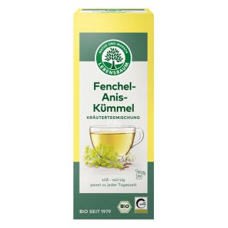 Fenchel-Anis-Kümmel-Tee im Beutel, 20  x 2,5 g
