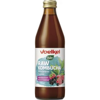 Kombucha Himbeere, Voelkel 0,33 l Pfandflasche