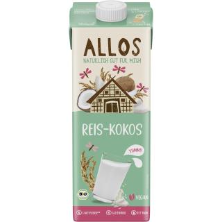 Reis-Kokos Drink naturell, 1 l, Allos