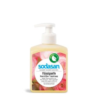 Flüssigseife Rose-Olive, Sodasan 300 ml