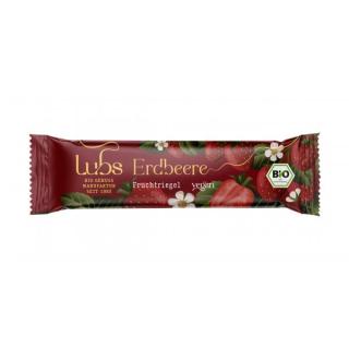 Erdbeer Fruchtriegel, Lubs 30 g Stück
