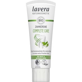 Zahncreme Complete Care mit Fluorid, lavera  75 ml Tube