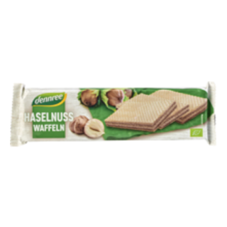 Haselnusswaffeln, dennree 125 gr Packung