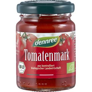 Tomatenmark, dennree 100 g Glas