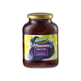 Pflaumen, halbe Frucht , 540 g Glas