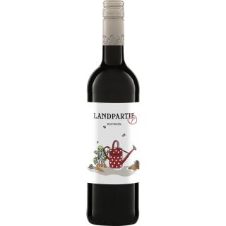 Landparty rot, 0,75 l Flasche