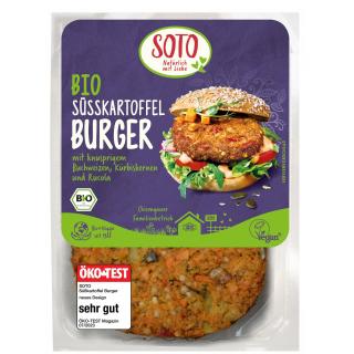 Burger Süßkartoffeln, 160 g, Soto, vegan