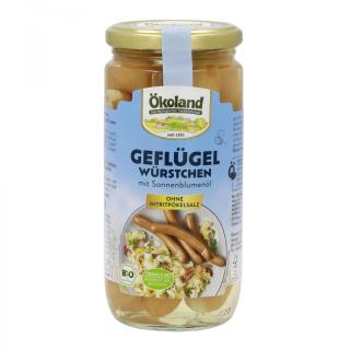 Geflügelwürstchen, Ökoland