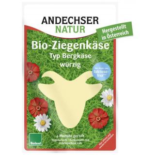 Ziegenbergkäse in Scheiben, 100 gr, Andechser Natur