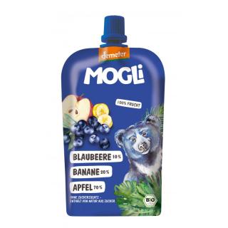 Mogli Quetschi Blaubeere-Banane-Apfel, 120 gr Stück